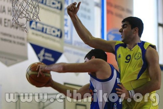 Φάση από τον αγώνα της ομάδας μας με το Ψυχικό