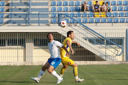 Φάση από την φιλική αναμέτρηση στην Τρίπολη με τον Αστέρα