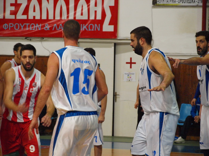 Φάση από τον αγώνα με τον Φίλιππο Βέροιας