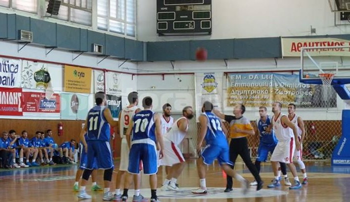 Φάση από τον αγώνα με τον Φίλιππο Βέροιας